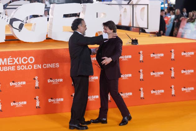 September 25, 2026, Mexico City, Mexico: US actor TOM CRUISE and Mexican filmmaker ALEJANDRO GONZALEZ INARRITU present Digger in Mexico City during an event with media and fans at Parque Toreo. The film, starring CRUISE and directed by INARRITU, marks their first collaboration and brought the cast together with press and audiences. Mexico City Mexico - ZUMAl178 20260925_znp_l178_052 Copyright: xCristianxLeyvax