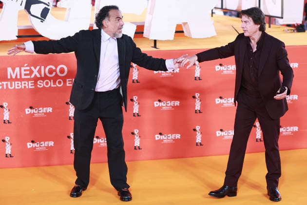 ?Tom Cruise and director Alejandro Gonzalez Inarritu attend Digger fan event in Mexico MEXICO CITY, MEXICO - SEPTEMBER 25: Mexican filmmaker Alejandro Gonzalez Inarritu (L) and US actor Tom Cruise attend a fan event for the promotion of the film Digger at Parque Toreo, in Mexico City, Mexico on September 25, 2026. This film, directed by Mexican filmmaker Alejandro Gonzalez Inarritu and starring Cruise, marks their first cinematic collaboration. Daniel Cardenas Anadolu Mexico City Mexico. Editorial use only. Please get in touch for any other usage.  Copyright: x2026xAnadoluxDanielxCardenasx