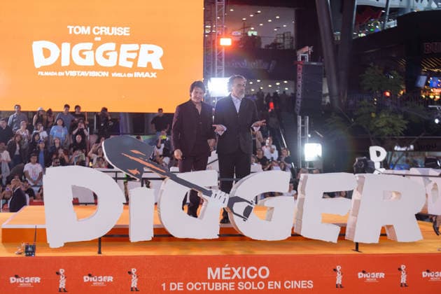 September 25, 2026, Mexico City, Mexico: US actor TOM CRUISE and Mexican filmmaker ALEJANDRO GONZALEZ INARRITU present Digger in Mexico City during an event with media and fans at Parque Toreo. The film, starring CRUISE and directed by INARRITU, marks their first collaboration and brought the cast together with press and audiences. Mexico City Mexico - ZUMAl178 20260925_znp_l178_091 Copyright: xCristianxLeyvax