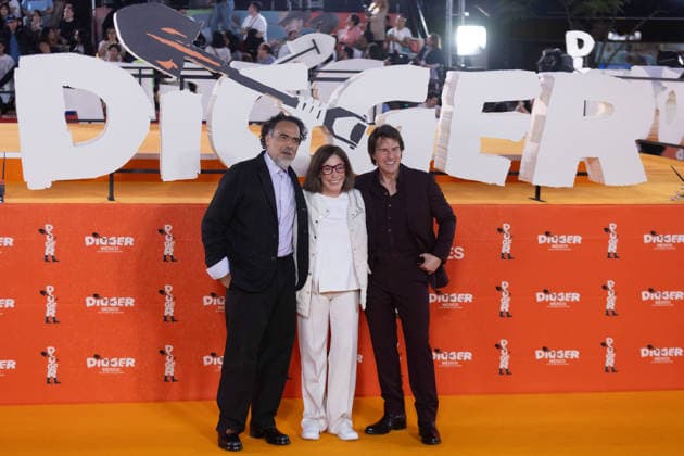 September 25, 2026, Mexico City, Mexico: US actor TOM CRUISE and Mexican filmmaker ALEJANDRO GONZALEZ INARRITU present Digger in Mexico City during an event with media and fans at Parque Toreo. The film, starring CRUISE and directed by INARRITU, marks their first collaboration and brought the cast together with press and audiences. Mexico City Mexico - ZUMAl178 20260925_znp_l178_078 Copyright: xCristianxLeyvax