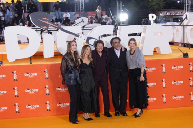 September 25, 2026, Mexico City, Mexico: US actor TOM CRUISE and Mexican filmmaker ALEJANDRO GONZALEZ INARRITU present Digger in Mexico City during an event with media and fans at Parque Toreo. The film, starring CRUISE and directed by INARRITU, marks their first collaboration and brought the cast together with press and audiences. Mexico City Mexico - ZUMAl178 20260925_znp_l178_079 Copyright: xCristianxLeyvax