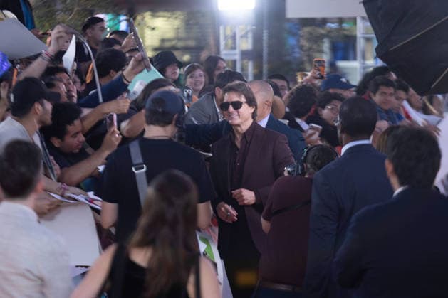 September 25, 2026, Mexico City, Mexico: US actor TOM CRUISE and Mexican filmmaker ALEJANDRO GONZALEZ INARRITU present Digger in Mexico City during an event with media and fans at Parque Toreo. The film, starring CRUISE and directed by INARRITU, marks their first collaboration and brought the cast together with press and audiences. Mexico City Mexico - ZUMAl178 20260925_znp_l178_048 Copyright: xCristianxLeyvax