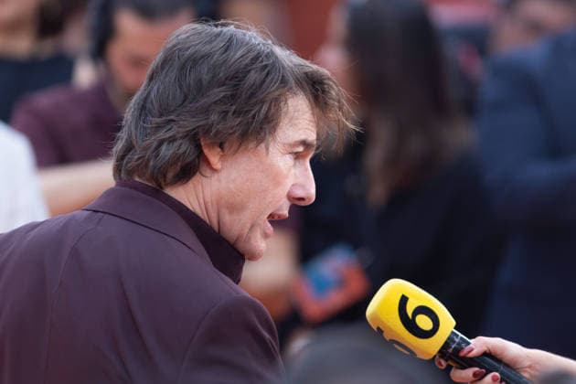 September 25, 2026, Mexico City, Mexico: US actor TOM CRUISE and Mexican filmmaker ALEJANDRO GONZALEZ INARRITU present Digger in Mexico City during an event with media and fans at Parque Toreo. The film, starring CRUISE and directed by INARRITU, marks their first collaboration and brought the cast together with press and audiences. Mexico City Mexico - ZUMAl178 20260925_znp_l178_030 Copyright: xCristianxLeyvax