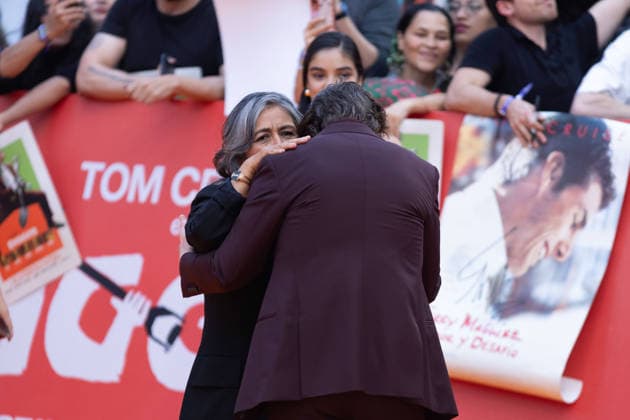 September 25, 2026, Mexico City, Mexico: US actor TOM CRUISE and Mexican filmmaker ALEJANDRO GONZALEZ INARRITU present Digger in Mexico City during an event with media and fans at Parque Toreo. The film, starring CRUISE and directed by INARRITU, marks their first collaboration and brought the cast together with press and audiences. Mexico City Mexico - ZUMAl178 20260925_znp_l178_022 Copyright: xCristianxLeyvax