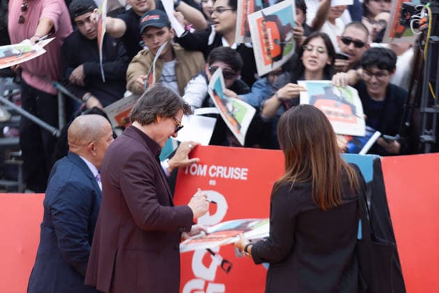 September 25, 2026, Mexico City, Mexico: US actor TOM CRUISE and Mexican filmmaker ALEJANDRO GONZALEZ INARRITU present Digger in Mexico City during an event with media and fans at Parque Toreo. The film, starring CRUISE and directed by INARRITU, marks their first collaboration and brought the cast together with press and audiences. Mexico City Mexico - ZUMAl178 20260925_znp_l178_025 Copyright: xCristianxLeyvax