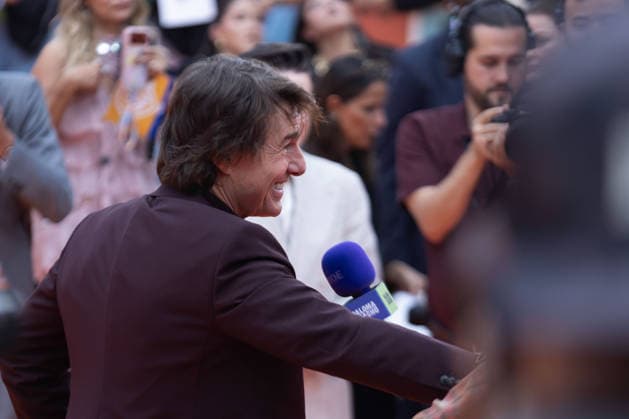 September 25, 2026, Mexico City, Mexico: US actor TOM CRUISE and Mexican filmmaker ALEJANDRO GONZALEZ INARRITU present Digger in Mexico City during an event with media and fans at Parque Toreo. The film, starring CRUISE and directed by INARRITU, marks their first collaboration and brought the cast together with press and audiences. Mexico City Mexico - ZUMAl178 20260925_znp_l178_012 Copyright: xCristianxLeyvax