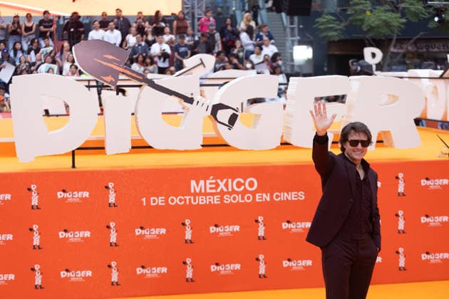 September 25, 2026, Mexico City, Mexico: US actor TOM CRUISE and Mexican filmmaker ALEJANDRO GONZALEZ INARRITU present Digger in Mexico City during an event with media and fans at Parque Toreo. The film, starring CRUISE and directed by INARRITU, marks their first collaboration and brought the cast together with press and audiences. Mexico City Mexico - ZUMAl178 20260925_znp_l178_017 Copyright: xCristianxLeyvax