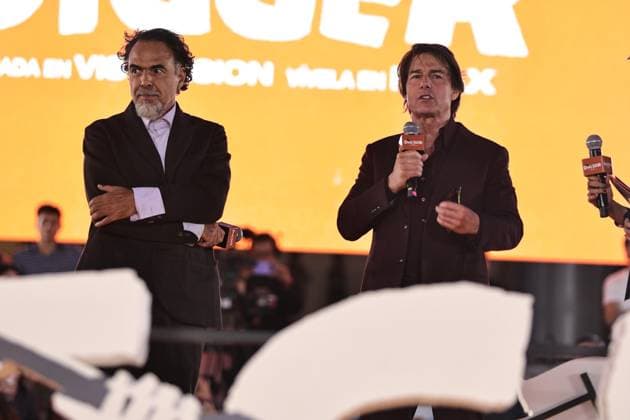 September 25, 2026, Ciudad De Mexico, Ciudad De Mexico, Mexico: TO - 45249 - Mexico City - 09 25 2026 - El actor Tom Cruise and the director, Alejandro Gonzalez Inarritu, during the red carpet of the movie - Digger -, at Parque Plaza Toreo, in Mexico City. Clasos photo Ciudad De Mexico Mexico - ZUMAcs4_ 20260925_faa_cs4_107 Copyright: xAlfonsoxManzanox