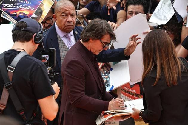 September 25, 2026, Ciudad De Mexico, Ciudad De Mexico, Mexico: TO - 45249 - Mexico City - 09 25 2026 - Actor Tom Cruise, during the red carpet of the movie - Digger -, at Parque Plaza Toreo, in Mexico City. Clasos photo Ciudad De Mexico Mexico - ZUMAcs4_ 20260925_faa_cs4_093 Copyright: xAlfonsoxManzanox