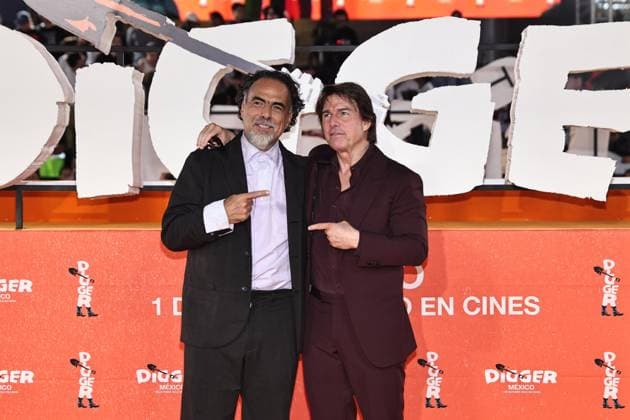 September 25, 2026, Ciudad De Mexico, Ciudad De Mexico, Mexico: TO - 45249 - Mexico City - 09 25 2026 - El actor Tom Cruise and the director, Alejandro Gonzalez Inarritu, during the red carpet of the movie - Digger -, at Parque Plaza Toreo, in Mexico City. Clasos photo Ciudad De Mexico Mexico - ZUMAcs4_ 20260925_faa_cs4_153 Copyright: xAlfonsoxManzanox