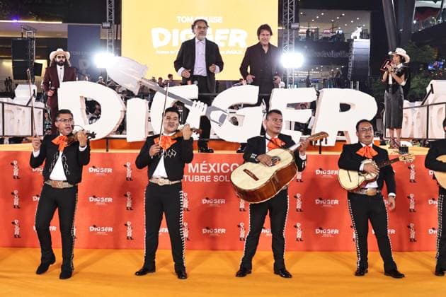 September 25, 2026, Ciudad De Mexico, Ciudad De Mexico, Mexico: TO - 45249 - Mexico City - 09 25 2026 - El actor Tom Cruise and the director, Alejandro Gonzalez Inarritu, during the red carpet of the movie - Digger -, at Parque Plaza Toreo, in Mexico City. Clasos photo Ciudad De Mexico Mexico - ZUMAcs4_ 20260925_faa_cs4_127 Copyright: xAlfonsoxManzanox