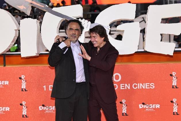 September 25, 2026, Ciudad De Mexico, Ciudad De Mexico, Mexico: TO - 45249 - Mexico City - 09 25 2026 - El actor Tom Cruise and the director, Alejandro Gonzalez Inarritu, during the red carpet of the movie - Digger -, at Parque Plaza Toreo, in Mexico City. Clasos photo Ciudad De Mexico Mexico - ZUMAcs4_ 20260925_faa_cs4_114 Copyright: xAlfonsoxManzanox