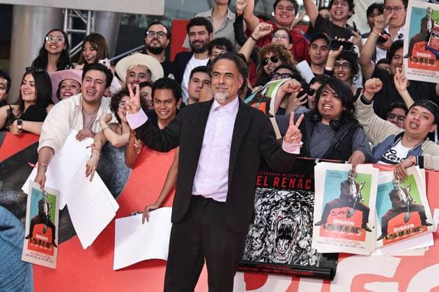 September 25, 2026, Ciudad De Mexico, Ciudad De Mexico, Mexico: TO - 45249 - Mexico City - 09 25 2026 - Maria Eladia Hageeman, The director Alejandro Gonzalez Inarritu, Maria Gonzalez and Eliseo Gonzalez, and his family, during the red carpet of the movie - Digger -, at Parque Plaza Toreo, in Mexico City. Clasos photo Ciudad De Mexico Mexico - ZUMAcs4_ 20260925_faa_cs4_125 Copyright: xAlfonsoxManzanox