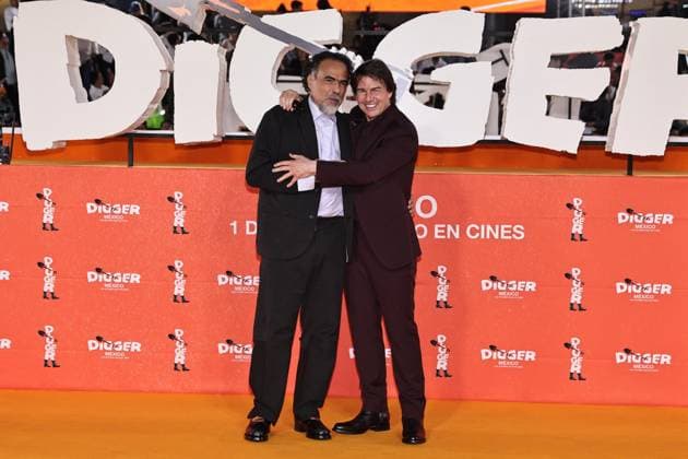 September 25, 2026, Ciudad De Mexico, Ciudad De Mexico, Mexico: TO - 45249 - Mexico City - 09 25 2026 - El actor Tom Cruise and the director, Alejandro Gonzalez Inarritu, during the red carpet of the movie - Digger -, at Parque Plaza Toreo, in Mexico City. Clasos photo Ciudad De Mexico Mexico - ZUMAcs4_ 20260925_faa_cs4_109 Copyright: xAlfonsoxManzanox