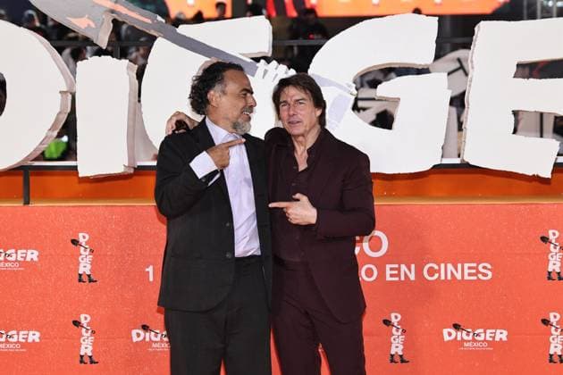 September 25, 2026, Ciudad De Mexico, Ciudad De Mexico, Mexico: TO - 45249 - Mexico City - 09 25 2026 - El actor Tom Cruise and the director, Alejandro Gonzalez Inarritu, during the red carpet of the movie - Digger -, at Parque Plaza Toreo, in Mexico City. Clasos photo Ciudad De Mexico Mexico - ZUMAcs4_ 20260925_faa_cs4_110 Copyright: xAlfonsoxManzanox