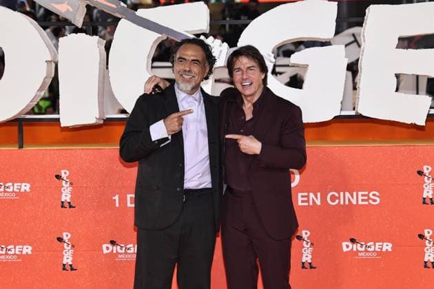September 25, 2026, Ciudad De Mexico, Ciudad De Mexico, Mexico: TO - 45249 - Mexico City - 09 25 2026 - El actor Tom Cruise and the director, Alejandro Gonzalez Inarritu, during the red carpet of the movie - Digger -, at Parque Plaza Toreo, in Mexico City. Clasos photo Ciudad De Mexico Mexico - ZUMAcs4_ 20260925_faa_cs4_115 Copyright: xAlfonsoxManzanox