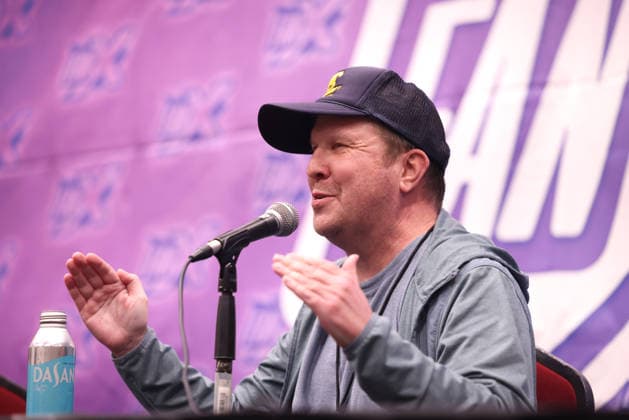 September 25, 2026, Salt Lake City, Utah, USA: Actor NICK SWARDSON speaks at the 2026 FanX Salt Lake City at the Salt Palace Convention Center. Salt Lake City USA - ZUMAg247 20260925_znp_g247_075 Copyright: xGagexSkidmorex