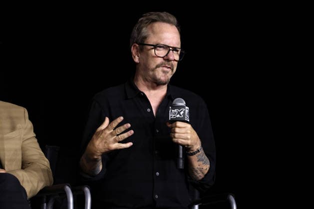 September 25, 2026, Salt Lake City, Utah, USA: Actor KIEFER SUTHERLAND speaks at the 2026 FanX Salt Lake City at the Salt Palace Convention Center. Salt Lake City USA  - ZUMAg247 20260925_znp_g247_090 Copyright: xGagexSkidmorex