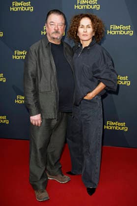 Peter Kurth and Marie Lou Sellem at the premiere of the ARD series *Friesenjunkies* at the 34th Filmfest Hamburg 2026 at Cinemaxx Dammtor in Hamburg, September 25, 2026 Foto:xC.xTamckex xFuturexImagex friesenjunkies_6975