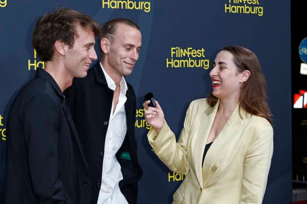 Oskar Belton and Emil Belton at the premiere of the ARD series *Friesenjunkies* at the 34th Hamburg Film Festival in 2026 at Cinemaxx Dammtor in Hamburg, September 25, 2026 Foto:xC.xTamckex xFuturexImagex friesenjunkies_6995
