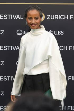 22nd Zurich Film Festival 2026: Sara Nuru, model on the green carpet at the Opening Night of the 22nd Zurich Film Festival on September 24, 2026, at the Kongresshaus Zurich, Canton of Zurich, Switzerland