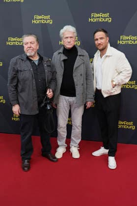 Armin Rohde, Jürgen Prochnow, and Frederick Lau at the premiere of the ZDF film *Nachtschicht: Sterben verboten* at the 34th Filmfest Hamburg 2026 at Cinemaxx Dammtor in Hamburg, September 25, 2026 Foto:xgbrcix xFuturexImagex nachtschicht_6907