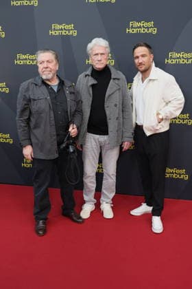 HAMBURG FILM FESTIVAL 2026, Day 2: Armin Rohde, Jürgen Prochnow, Frederick Lau; premiere of the film *Nachtschicht: Sterben verboten* at Cinemaxx Dammtor during the Hamburg Film Festival, September 25, 2026 Copyright: xEventpressxMPx