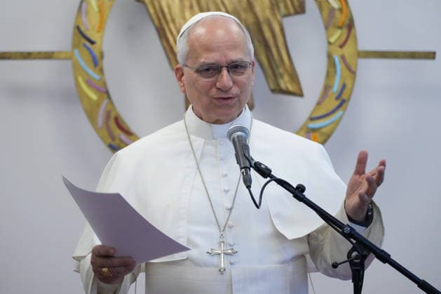 IPA88988659 - France, Paris, Vatican, September 26, 2026 Pope Leo XIV visits the Maison Bakhita Center for Accompaniment and Social Integration, which is dedicated to welcoming and supporting migrants, during his apostolic journey to France. Photo by POOL Catholic Press Photo  Copyright: xPOOL xCatholicxPressxPhotox xPOOL xCatholicxPressxPhotox IPA88988659.jpeg
