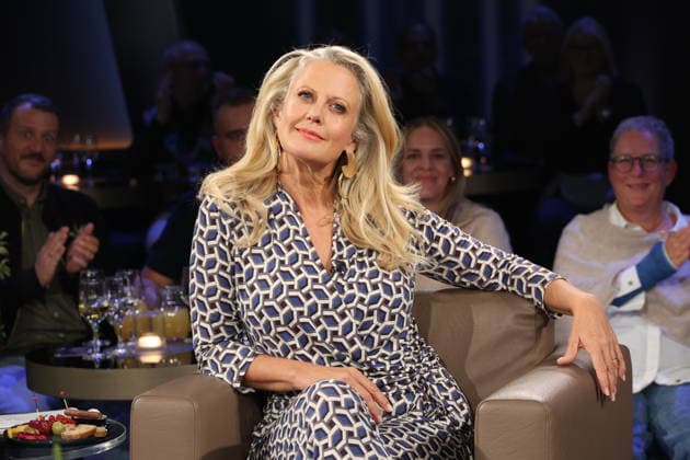 Barbara Schöneberger hosts the NDR Talk Show; photo op on September 25, 2026, at the Hamburg Lokstedt television studio before the show airs on NDR Television s Channel 3