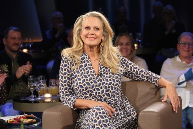 Barbara Schöneberger hosts the NDR Talk Show; photo op on September 25, 2026, at the Hamburg Lokstedt television studio before the show airs on NDR Television s Channel 3