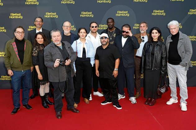 Albrecht Ganskopf, Daniel Klare, Idil Üner, Armin Rohde, Lars Becker, Almila Bagriacik, Frederik Lau, Lefaza Jovete, Sahin Eryilmaz, Andre Hennicke, Buket Tasdelen, and Jürgen Prochnow at the premiere of the ZDF film *Nachtschicht: Sterben verboten* at the 34th Filmfest Hamburg 2026 at Cinemaxx Dammtor in Hamburg, September 25, 2026 Foto:xC.xTamckex xFuturexImagex nachtschicht_6935