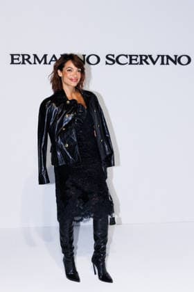 IPA88990679 - Milan, Milan Women™s Fashion Week Spring Summer 2027 - Women™s Fashion, Spring Summer 2027 - Ermanno Scervino fashion show - guests - Pictured: Rosario Dawson  Copyright: xCinziaxCamelax xx IPA88990679