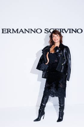 IPA88990834 - Milan, Milan Women™s Fashion Week Spring Summer 2027 - Women™s Fashion, Spring Summer 2027 - Ermanno Scervino fashion show - guests - Pictured: Rosario Dawson  Copyright: xCinziaxCamelax xx IPA88990834