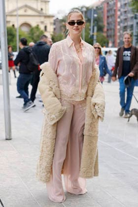 MFW Spring Summer 2027 Ermanno Scervino arrival MP MILAN, ITALY - SEPTEMBER 26: Valentina Ferragni attends Ermanno Scervino fashion show during the Milan Fashion Week - Womenswear Spring Summer 2027 on September 24, 2026 in Milan, Italy. Photo by Marco Piovanotto Abacapress.com Milan Italy  Copyright: xPiovanottoxMarco ABACAx