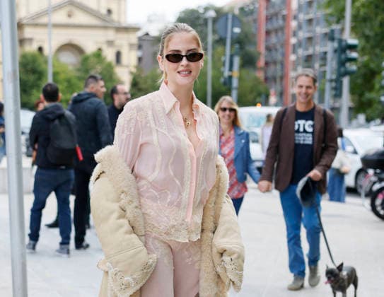 MFW Spring Summer 2027 Ermanno Scervino arrival MP MILAN, ITALY - SEPTEMBER 26: Valentina Ferragni attends Ermanno Scervino fashion show during the Milan Fashion Week - Womenswear Spring Summer 2027 on September 24, 2026 in Milan, Italy. Photo by Marco Piovanotto Abacapress.com Milan Italy  Copyright: xPiovanottoxMarco ABACAx