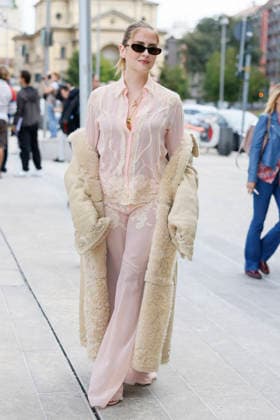 MFW Spring Summer 2027 Ermanno Scervino arrival MP MILAN, ITALY - SEPTEMBER 26: Valentina Ferragni attends Ermanno Scervino fashion show during the Milan Fashion Week - Womenswear Spring Summer 2027 on September 24, 2026 in Milan, Italy. Photo by Marco Piovanotto Abacapress.com Milan Italy  Copyright: xPiovanottoxMarco ABACAx
