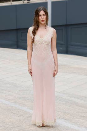 MFW Spring Summer 2027 Ermanno Scervino arrival MP MILAN, ITALY - SEPTEMBER 26: Scout LaRue Willis attends Ermanno Scervino fashion show during the Milan Fashion Week - Womenswear Spring Summer 2027 on September 24, 2026 in Milan, Italy. Photo by Marco Piovanotto Abacapress.com Milan Italy  Copyright: xPiovanottoxMarco ABACAx