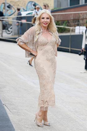 MFW Spring Summer 2027 Ermanno Scervino arrival MP MILAN, ITALY - SEPTEMBER 26: Monika Bacardi attends Ermanno Scervino fashion show during the Milan Fashion Week - Womenswear Spring Summer 2027 on September 24, 2026 in Milan, Italy. Photo by Marco Piovanotto Abacapress.com Milan Italy  Copyright: xPiovanottoxMarco ABACAx