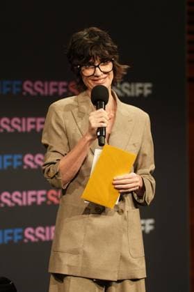 Paz Vega presents the Feroz Zinemaldia award to the film El Debut at the San Sebastian Film Festival, Saturday, September 26, 2026 Cordon Press 