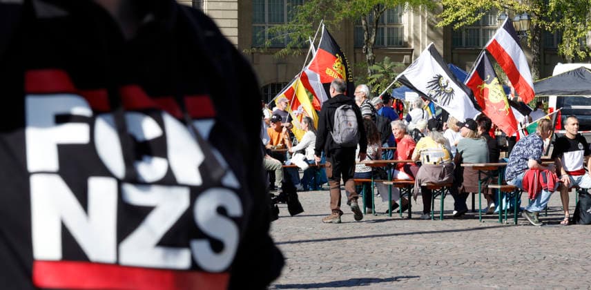 Reichsbürger Rally, September 26, 2026: Participants in the Reichsbürger rally plan to march through downtown Darmstadt carrying flags and historical symbols, and to hold a rally at Karolinenplatz in Darmstadt, Hesse, Germany, despite counter-demonstrations and restrictions.