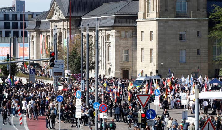Reichsbürger Rally, September 26, 2026: Participants in the Reichsbürger rally plan to march through downtown Darmstadt carrying flags and historical symbols, and to hold a rally at Karolinenplatz in Darmstadt, Hesse, Germany, despite counter-demonstrations and restrictions.