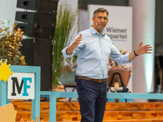 September 26, 2026 ÖVP Future Congress 015 Markus Figl, ÖVP State Party Chairman for Vienna and District Chairman of Innere Stadt, at the Vienna People s Party Future Congress on September 26, 2026, at the Platinum in the UNIQA Tower in Vienna, Vienna, Austria