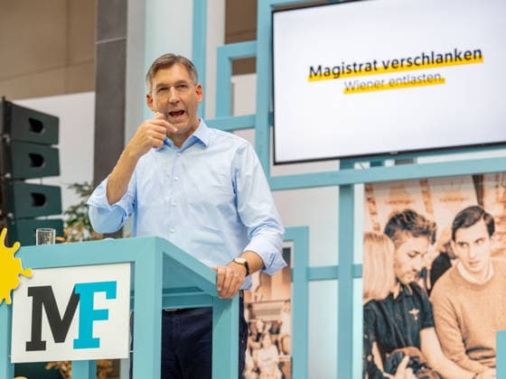 September 26, 2026 ÖVP Future Congress 030 Markus Figl, ÖVP Vienna State Party Chairman and Innere Stadt District Chair, at the Vienna People s Party Future Congress on September 26, 2026, at the Platinum in the UNIQA Tower in Vienna, Vienna, Austria