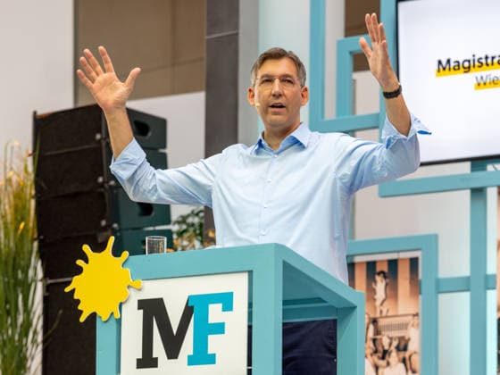 September 26, 2026 ÖVP Future Congress 001 Markus Markus Figl, Vienna State Party Chairman and Innere Stadt District Chair of the ÖVP, on September 26, 2026, at the Vienna People s Party s Future Congress at the Platinum in the UNIQA Tower in Vienna, Vienna, Austria