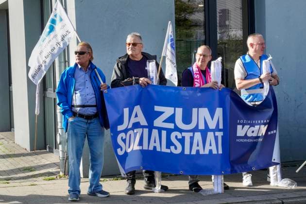 DGB Day of Protest against the federal government’s proposed social reforms, photographed in Essen on September Copyright: epd-bild FriedrichxStark _FSA7619
