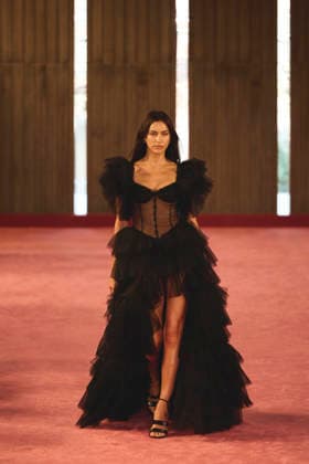 September 26, 2026, Milan, Italy, Italy: IRINA SHAYK on the runway at the Bluemarine fashion show in Milan, September 2026 Milan Italy  - ZUMAg279 20260926_zip_g279_011 Copyright: xAlessandroxGalatolix