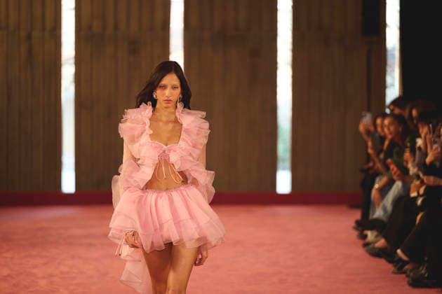 September 26, 2026, Milan, Italy, Italy: Models on the runway at the Bluemarine fashion show in Milan, September 2026 Milan Italy  - ZUMAg279 20260926_zip_g279_012 Copyright: xAlessandroxGalatolix