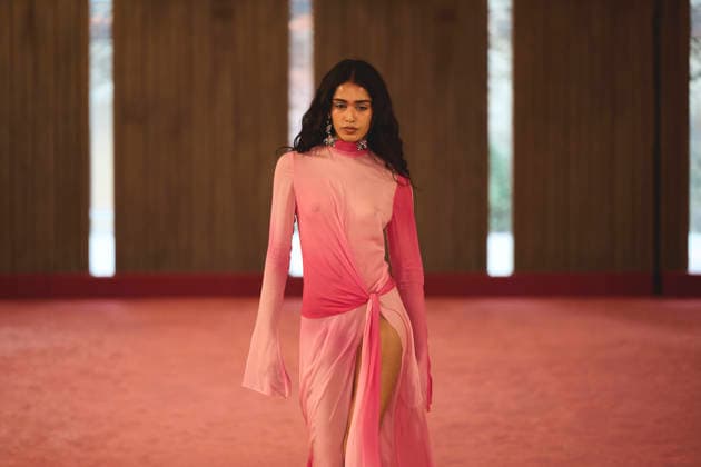 September 26, 2026, Milan, Italy, Italy: Models on the runway at the Bluemarine fashion show in Milan, September 2026 Milan Italy  - ZUMAg279 20260926_zip_g279_015 Copyright: xAlessandroxGalatolix