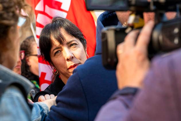 Elif Eralp EUR, Germany, Berlin, September 26, 2026 Elif Eralp, The Left Party Nationwide social protests organized by the DGB and its member unions under the slogan You’ve Earned It: Your Work, Your Health, Your Pension