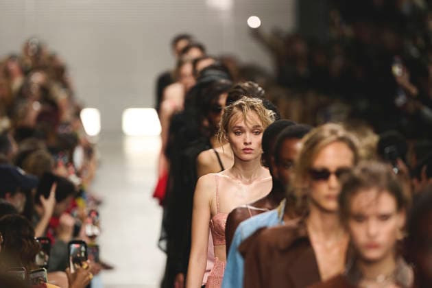 September 26, 2026, Milan, Italy, Italy: Models on the runway at the Ermanno Scervino fashion show in Milan, September 2026 Milan Italy  - ZUMAg279 20260926_zip_g279_075 Copyright: xAlessandroxGalatolix